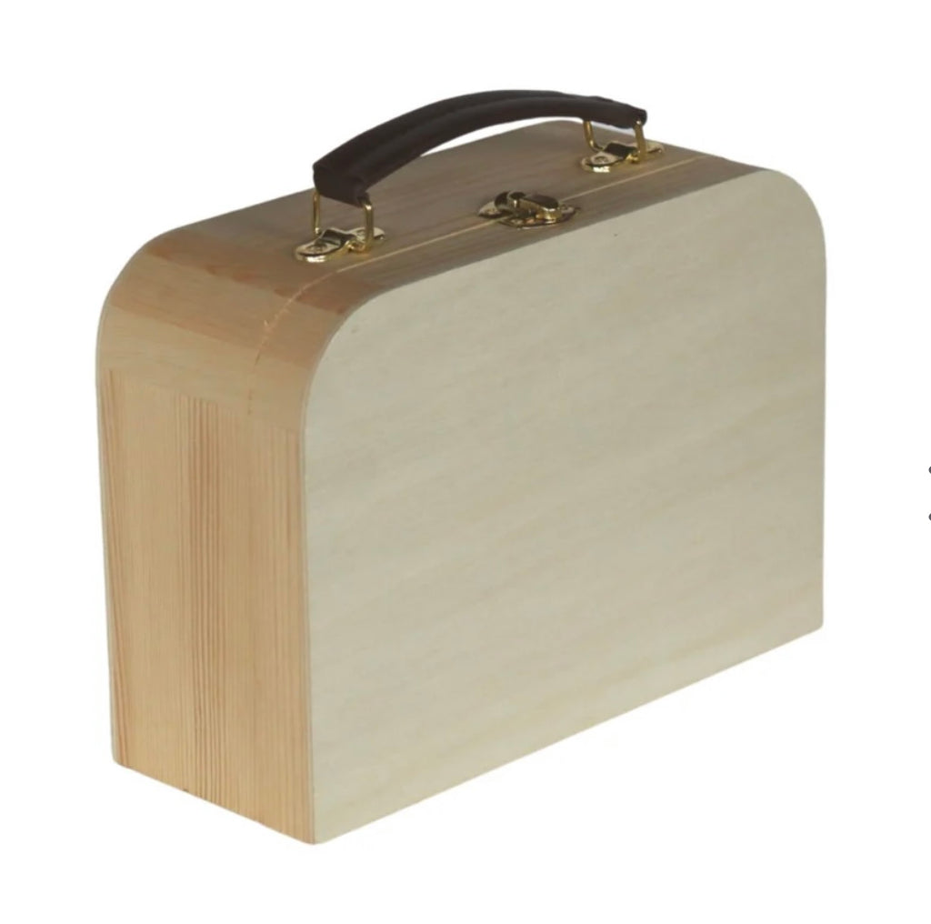 Houten koffertje