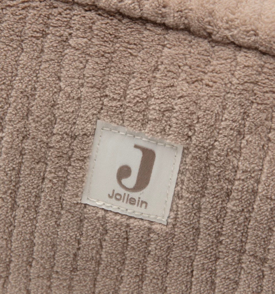 Jollein etui Cloudy rib Milky Coffee