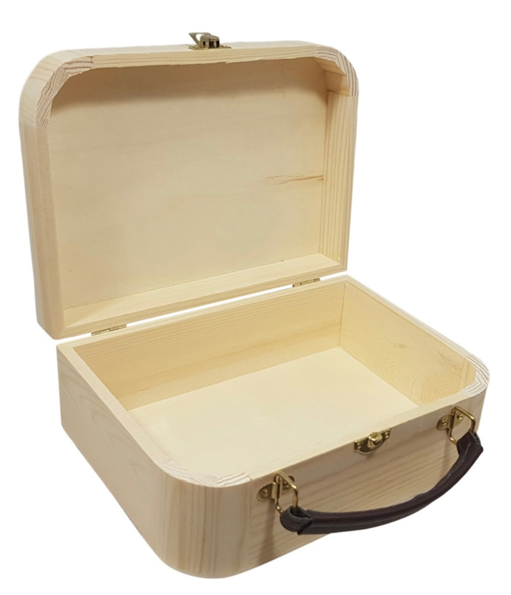 Houten koffertje