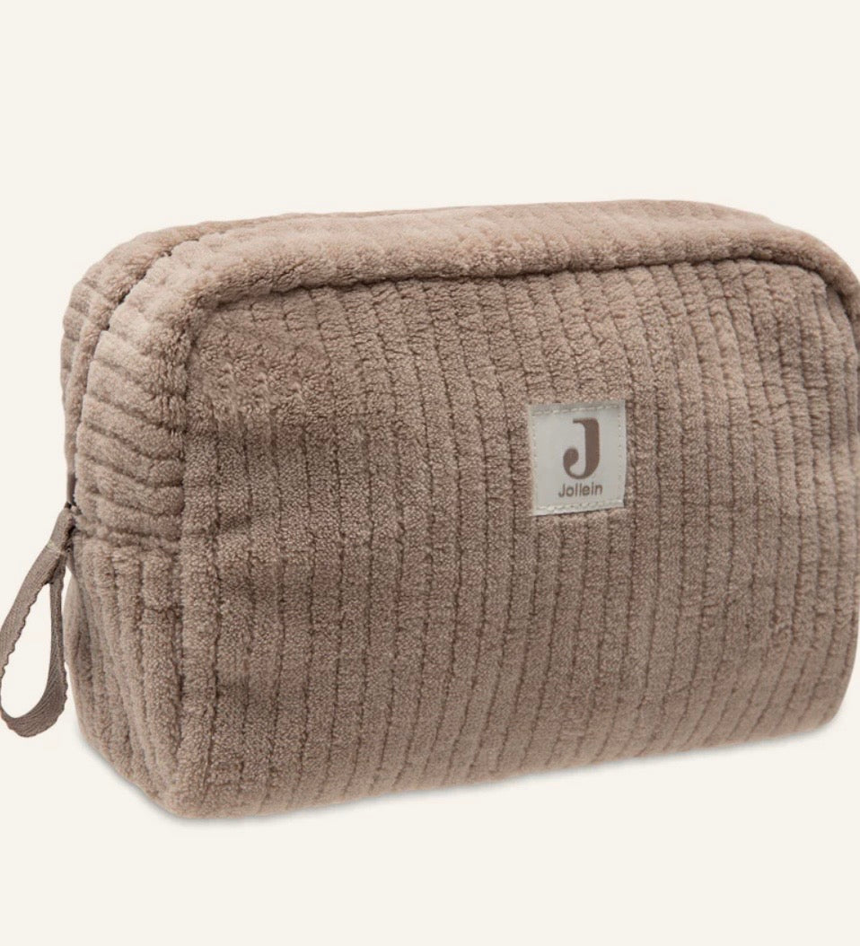 Jollein etui Cloudy rib Milky Coffee