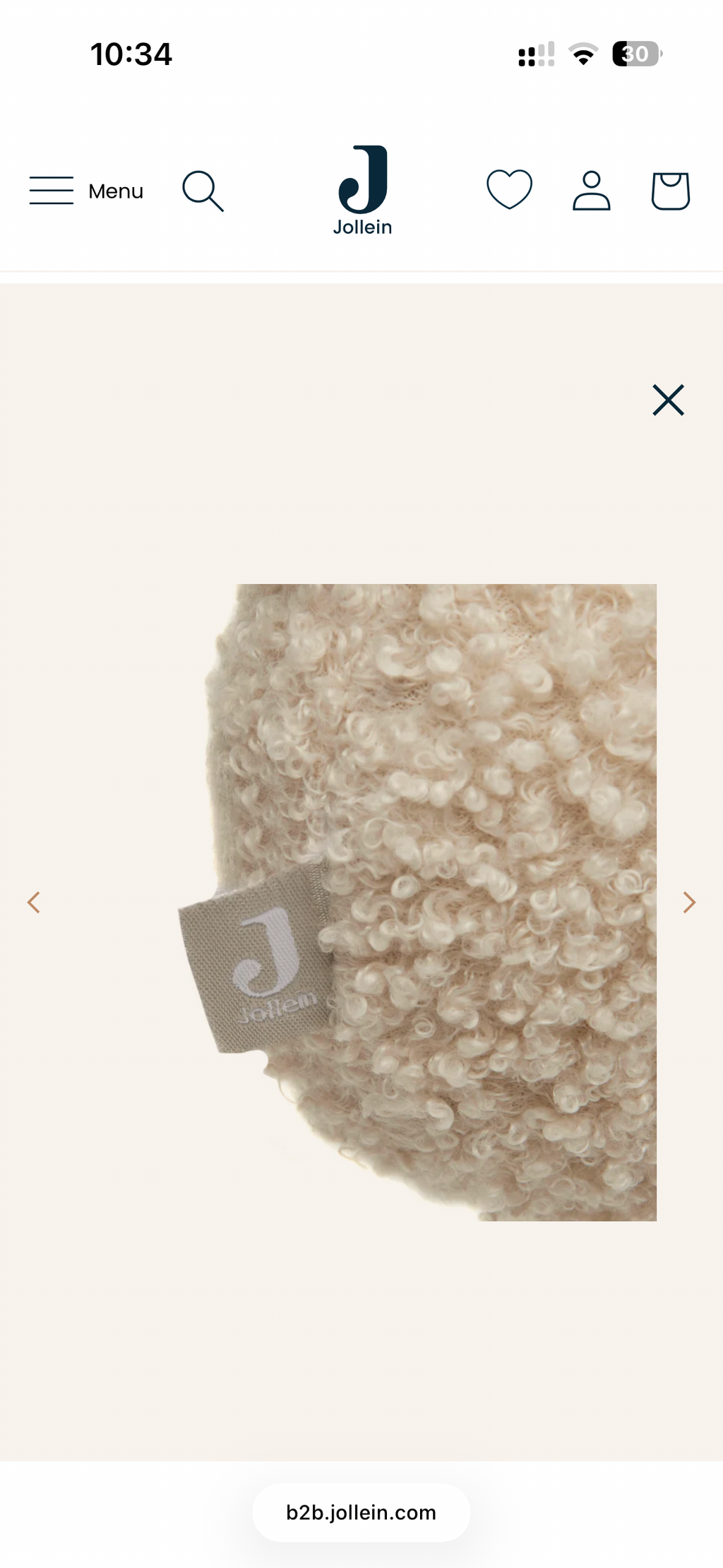 Jollein muziekhanger Teddy bear naturel