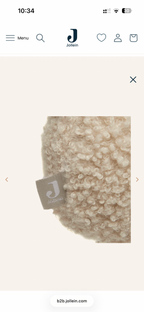 Jollein muziekhanger Teddy bear naturel