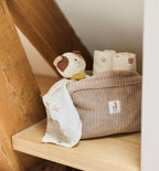 Jollein etui Cloudy rib Milky Coffee