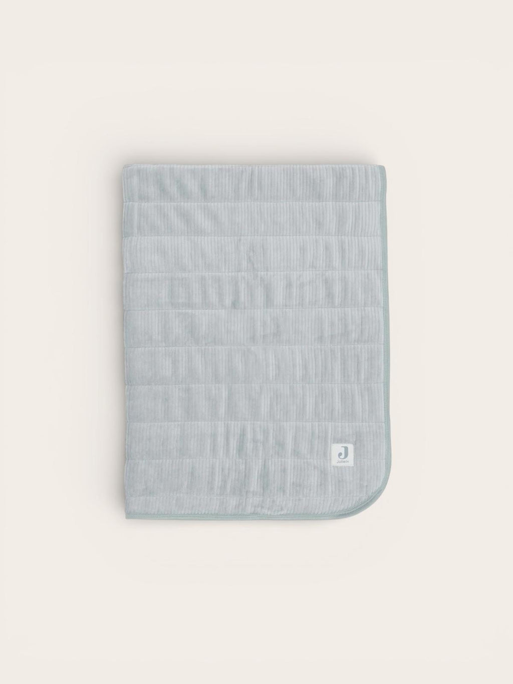 Jollein deken velvet rib blauw
