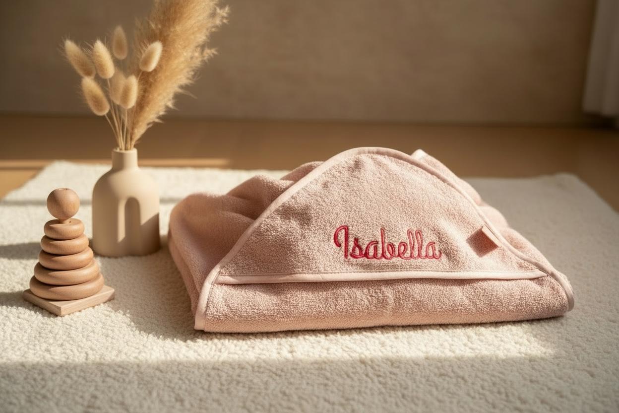 Jollein badcape roze
